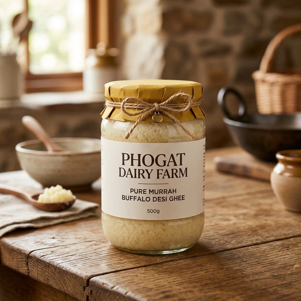 Phogat Murrah Buffalo Desi Ghee — 500g