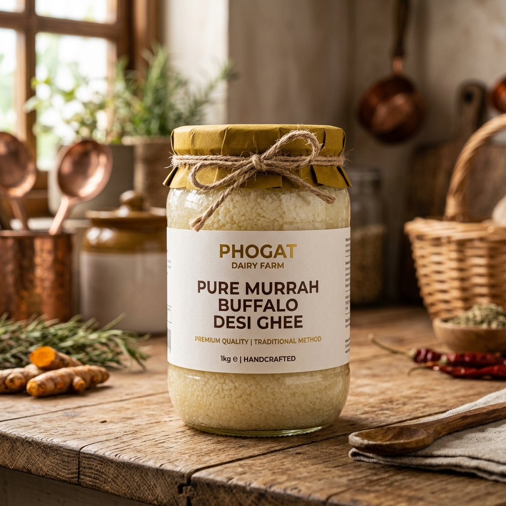 Phogat Murrah Buffalo Desi Ghee — 1kg